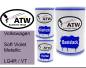 Preview: Volkswagen, Soft Violet Metallic, LG4R / VT: 500ml Lackdose + 500ml Klarlack + 250ml Härter - Set, von ATW Autoteile West.